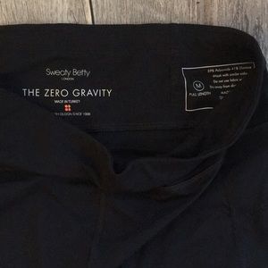 Sweaty Betty Black tights Large zero gravity